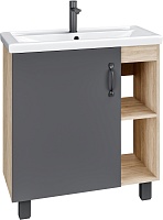 Grossman Тумба под раковину Флай 70 дуб сонома/серая